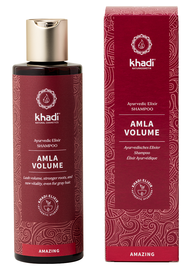 Khadi elixír šampón Amla Objem